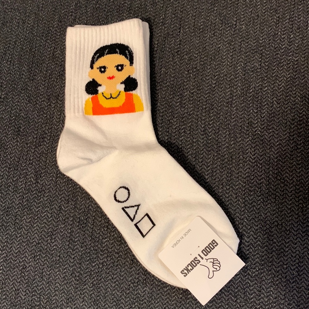 NWT. Unisex. Squid game free size socks